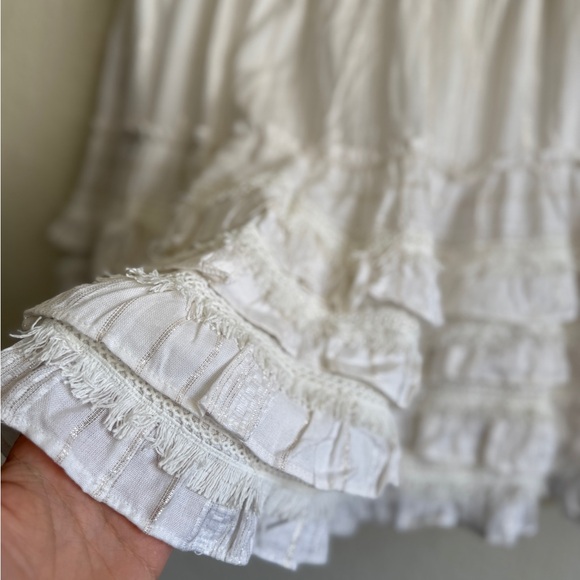 For The Republic Boho Ruffle Mini Skirt – Size L - Picture 3 of 11